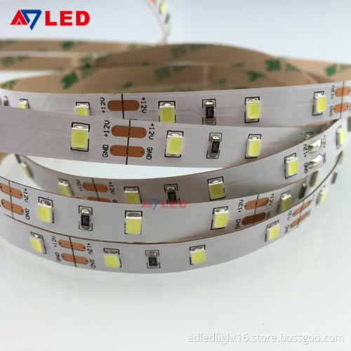 Adled Light dc12V SMD2835  60led/m 12W/m white color IP65 IP20 led strip for cosmetic display showcase
